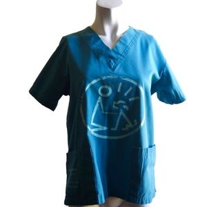 Dog Is Good Scrub Top: Dogvergnugen Salus Medical